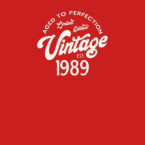 Мужской свитшот 1989 год - выдержанный до совершенства / Красный – фото 3