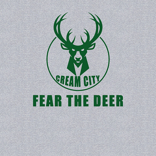 Мужской свитшот Bucks cream city / Меланж – фото 3