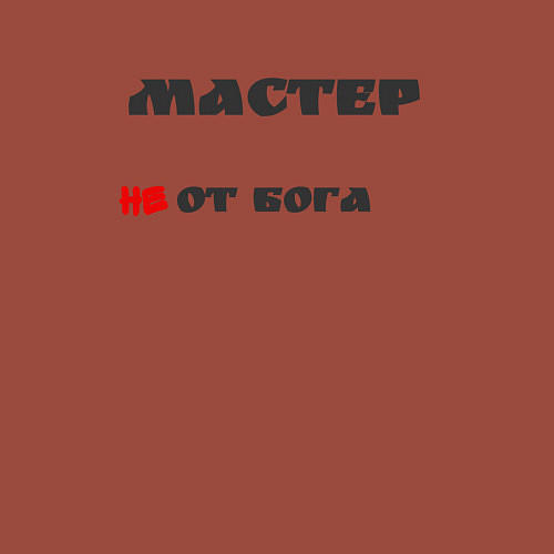 Мужской свитшот Мастер / Кирпичный – фото 3