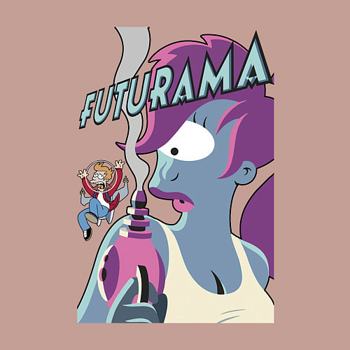 Мужской свитшот Лила и Фрай / Пыльно-розовый – фото 3