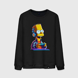 Мужской свитшот Bart is an avid gamer