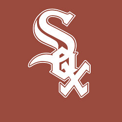 Свитшот хлопковый мужской Chicago white sox - baseball, цвет: кирпичный — фото 2