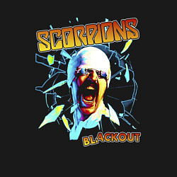 Свитшот хлопковый мужской Scorpions Blackout, цвет: черный — фото 2