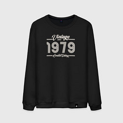 Свитшот хлопковый мужской Лимитированный выпуск 1979, цвет: черный