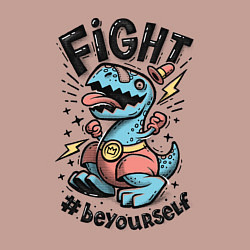 Свитшот хлопковый мужской Fight Light, цвет: пыльно-розовый — фото 2
