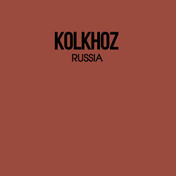 Свитшот хлопковый мужской Kolkhoz, цвет: кирпичный — фото 2