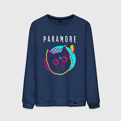 Мужской свитшот Paramore rock star cat