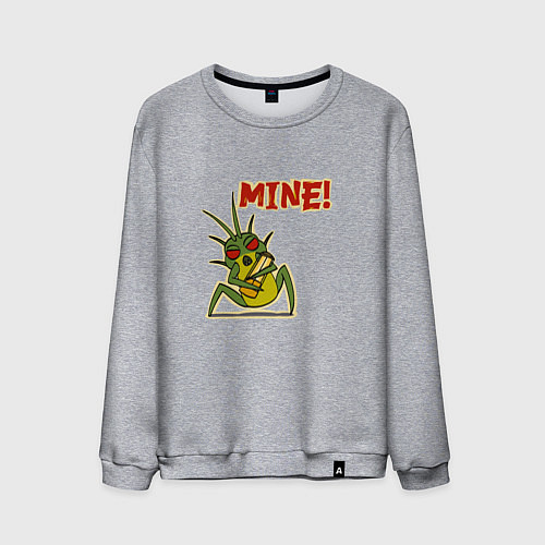 Мужской свитшот Lethal Company: Mine! / Меланж – фото 1