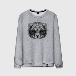 Мужской свитшот Детеныш гепарда в очках