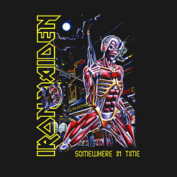 Свитшот хлопковый мужской Iron Maiden Somewhere in Time, цвет: черный — фото 2