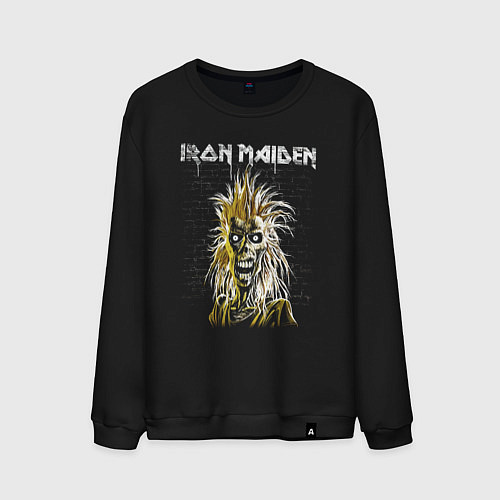Мужской свитшот Iron Maiden Eddie / Черный – фото 1