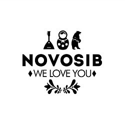Свитшот хлопковый мужской Novosib: we love you, цвет: белый — фото 2