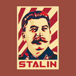 Свитшот хлопковый мужской Stalin face, цвет: кирпичный — фото 2