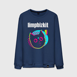 Мужской свитшот Limp Bizkit rock star cat