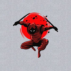 Свитшот хлопковый мужской Ninja, цвет: меланж — фото 2