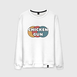 Мужской свитшот Chicken gun круги