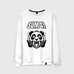 Мужской свитшот Sum41 - rock panda