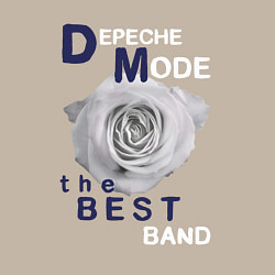 Свитшот хлопковый мужской Depeche Mode - best of videos, цвет: миндальный — фото 2