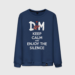 Мужской свитшот DM keep calm and enjoy the silence