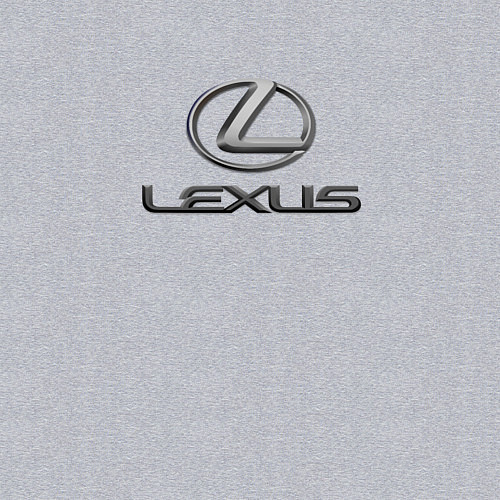 Мужской свитшот Lexus авто бренд лого / Меланж – фото 3