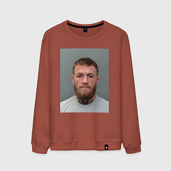 Свитшот хлопковый мужской Conor McGregor magshot, цвет: кирпичный