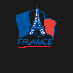 Свитшот хлопковый мужской France, цвет: черный — фото 2