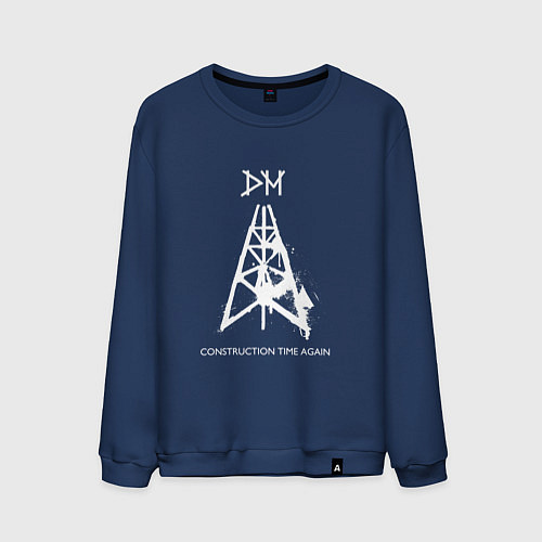 Мужской свитшот Depeche Mode - cta album / Тёмно-синий – фото 1