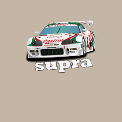 Свитшот хлопковый мужской Toyota Supra Castrol 36, цвет: миндальный — фото 2