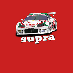 Свитшот хлопковый мужской Toyota Supra Castrol 36, цвет: красный — фото 2