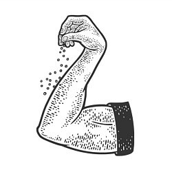 Свитшот хлопковый мужской Приправил солью, цвет: белый — фото 2