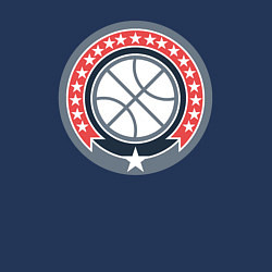 Свитшот хлопковый мужской Stars basketball, цвет: тёмно-синий — фото 2