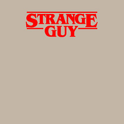 Свитшот хлопковый мужской Странный парень, цвет: миндальный — фото 2