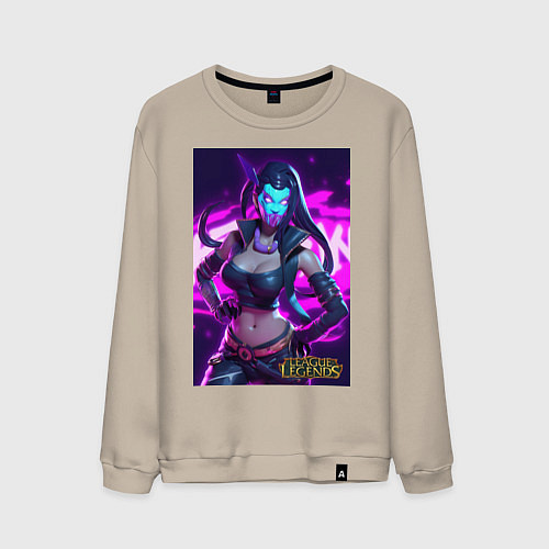 Мужской свитшот League of Legends Akali Kda / Миндальный – фото 1