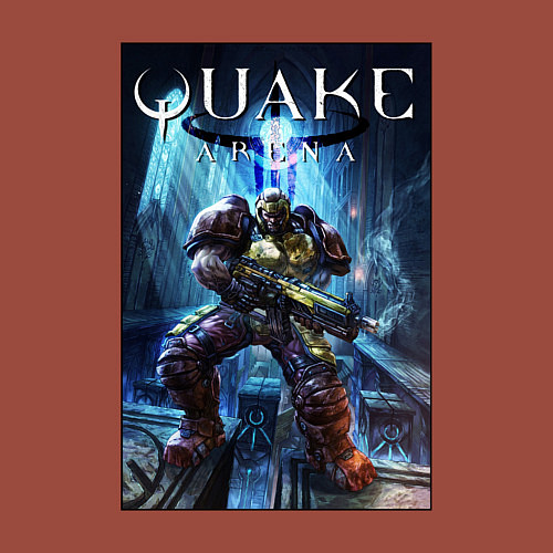 Мужской свитшот Quake arena - Ranger / Кирпичный – фото 3