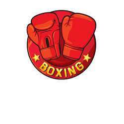 Свитшот хлопковый мужской Boxing fight, цвет: белый — фото 2