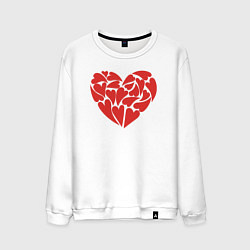 Мужской свитшот Hearts of love