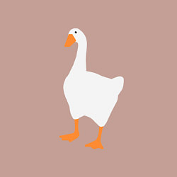 Свитшот хлопковый мужской Untitled goose game honk, цвет: пыльно-розовый — фото 2