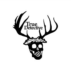 Свитшот хлопковый мужской True Detective: Deer Skull, цвет: белый — фото 2