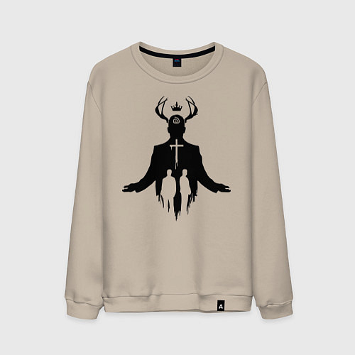 Мужской свитшот True Detective: Faith / Миндальный – фото 1