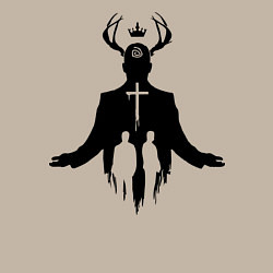 Свитшот хлопковый мужской True Detective: Faith, цвет: миндальный — фото 2