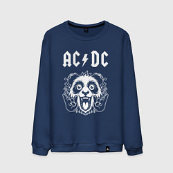 Мужской свитшот AC DC rock panda