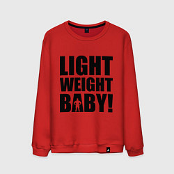 Свитшот хлопковый мужской Light weight baby, цвет: красный