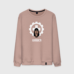 Свитшот хлопковый мужской Laibach - The Band, цвет: пыльно-розовый