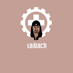 Свитшот хлопковый мужской Laibach - The Band, цвет: пыльно-розовый — фото 2