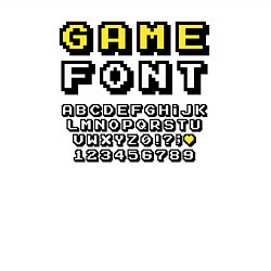 Свитшот хлопковый мужской Game font, цвет: белый — фото 2