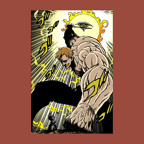 Мужской свитшот Семь смертных грехов Эсканор / Кирпичный – фото 3