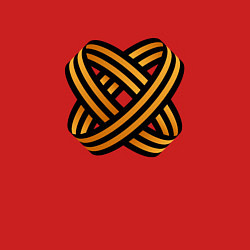 Свитшот хлопковый мужской Переплетенная ленточка, цвет: красный — фото 2