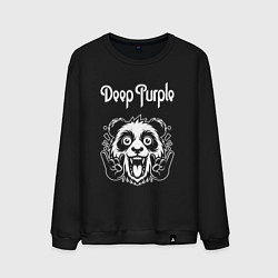 Мужской свитшот Deep Purple rock panda