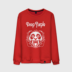 Мужской свитшот Deep Purple rock panda