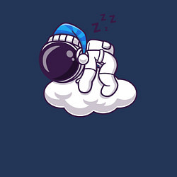 Свитшот хлопковый мужской Сон на облаке, цвет: тёмно-синий — фото 2